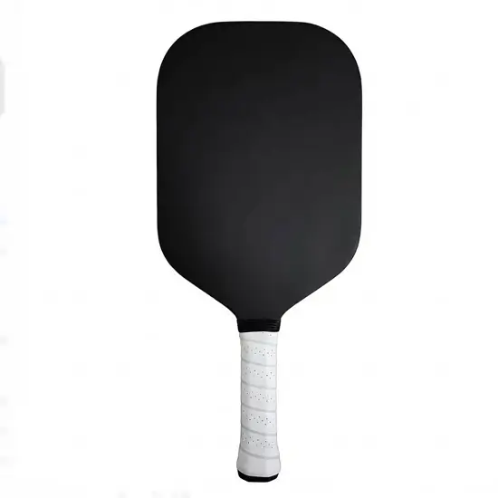 Professional T700 raw carbon fiber thermoformed edgeless pickleball paddle with unibody construction.