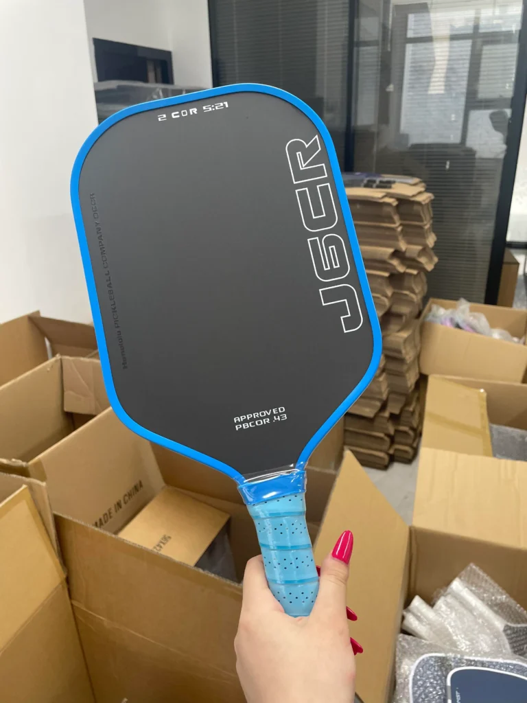 Customized pickleball paddle edge guards in various vibrant colors, designed to match specific brand identities and visual themes.