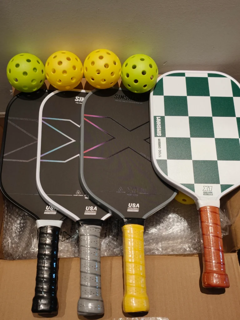 Premium T700 carbon fiber pickleball paddle manufactured for professional tournament play
