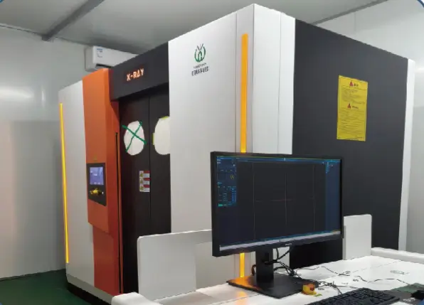 ApexonSport 360-degree X-ray CT scanner for non-destructive internal inspection of pickleball paddle cores and structures